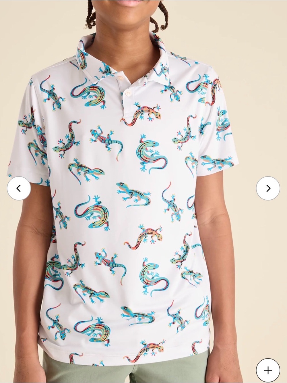 Chubbies Boys ‘Blizzard O’ Lizard’ Performance Polo